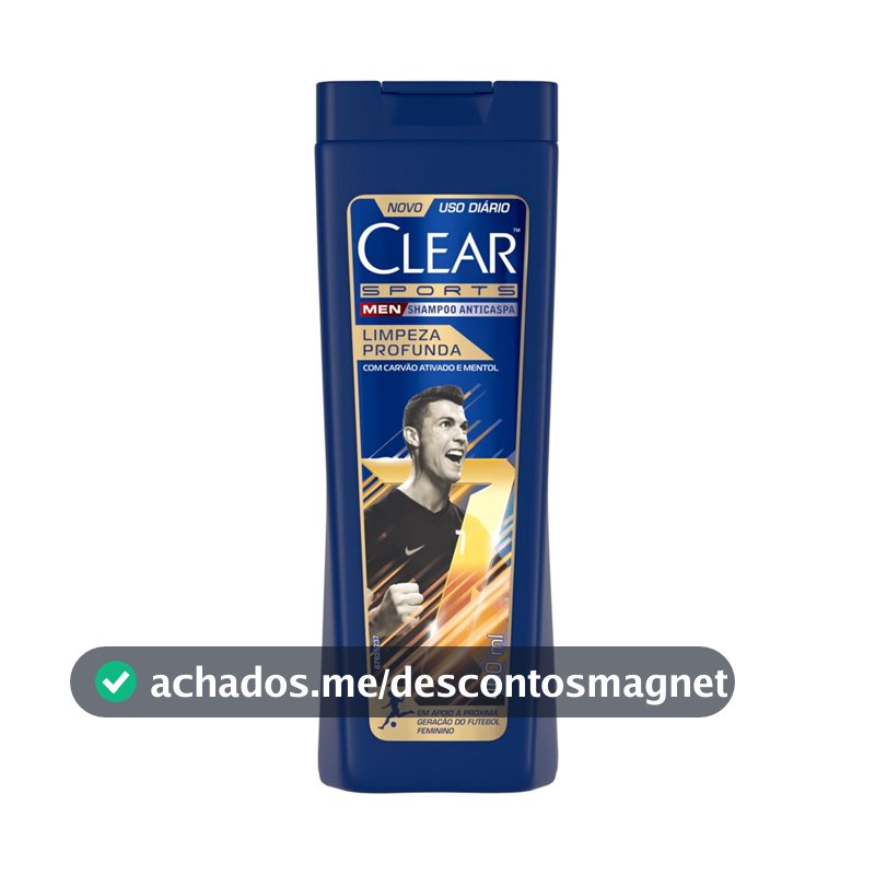 Clear Sports Men - Shampoo Anticaspa Limpeza Profunda 400Ml