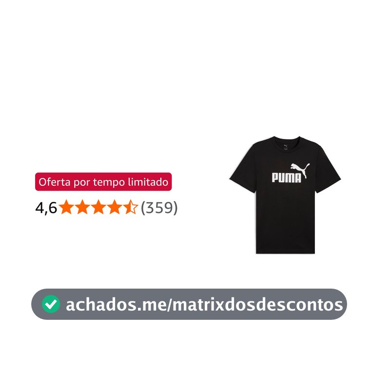 Camiseta Puma Essentials No. 1 Logo Masculina
