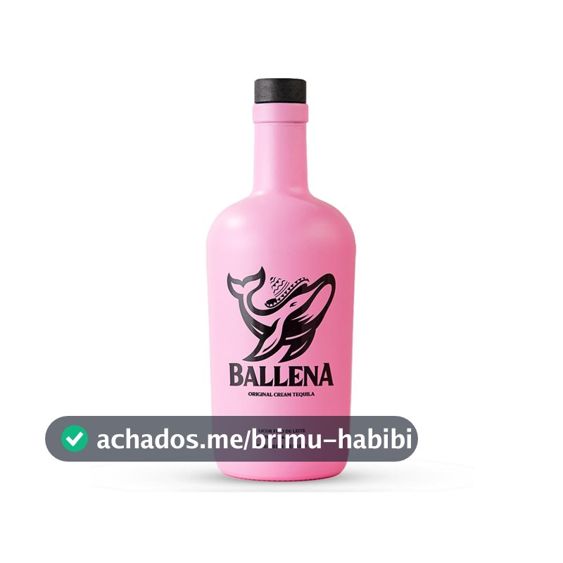 Licor Ballena morango 750ml