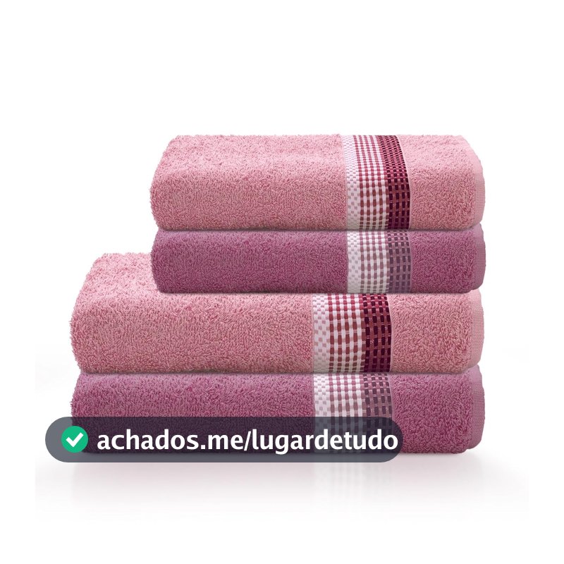 Jogo de Banho 4 peças Venus Select 340g/m² com fio Open end Camesa