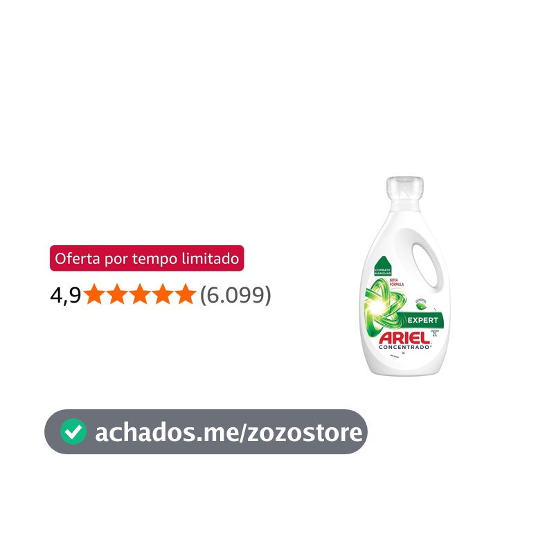 Ariel Sabão Líquido Expert Concentrado 2L
