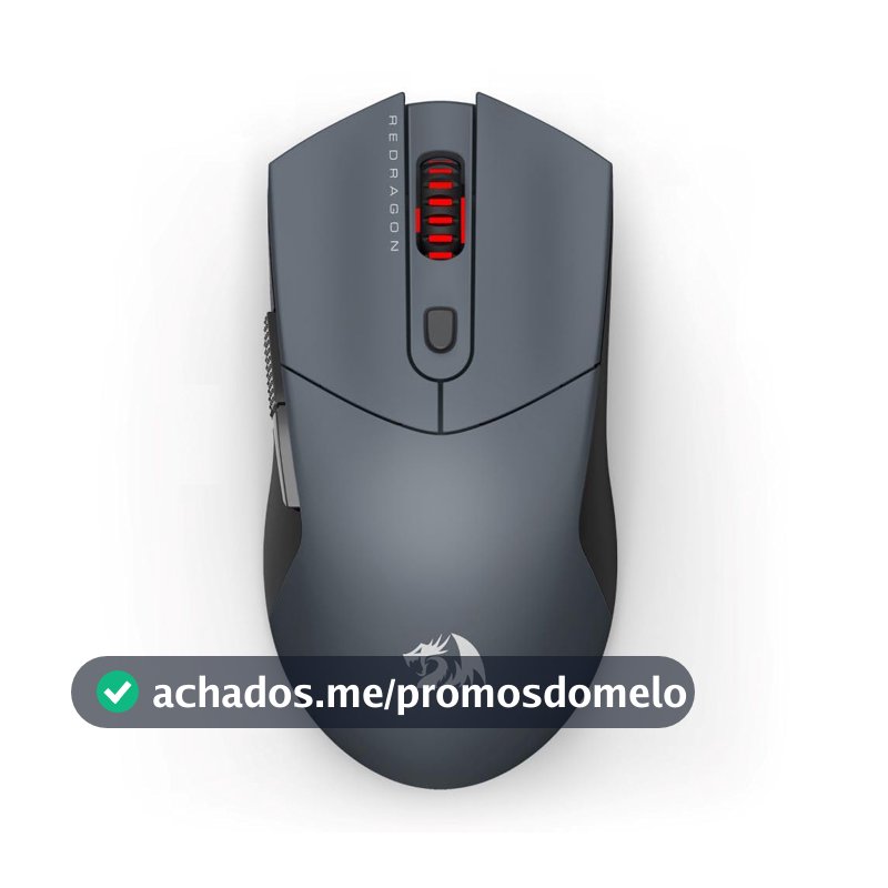 Mouse Gamer Redragon St4r Pro PAW3395 26000 DPI Sem Fio Bluetooth USB-C Ambidestro Preto M917GB-PRO