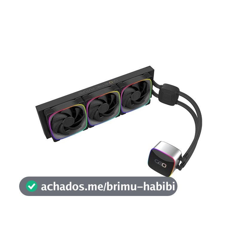Water Cooler Geometric Future Eskimo 36 RGB Preto