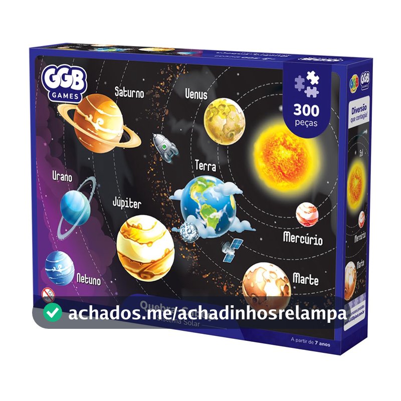 GGB Quebra-Cabeça Sistema Solar 300 Peças
