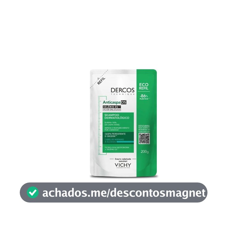 Vichy, Dercos Shampoo Anticaspa para Cabelos Normais a Oleosos