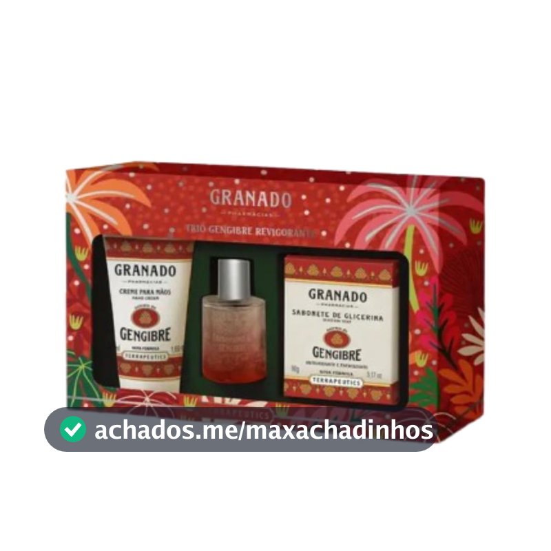 Granado Kit, Terrapeutics, Trio Gengibre Revigorante