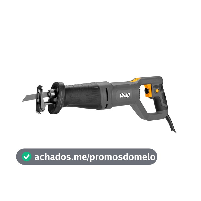 WAP Serra Sabre Elétrica WF SA01 20mm com Punho Giratório e Ajuste de Velocidade 2800gpm 1200W 127V