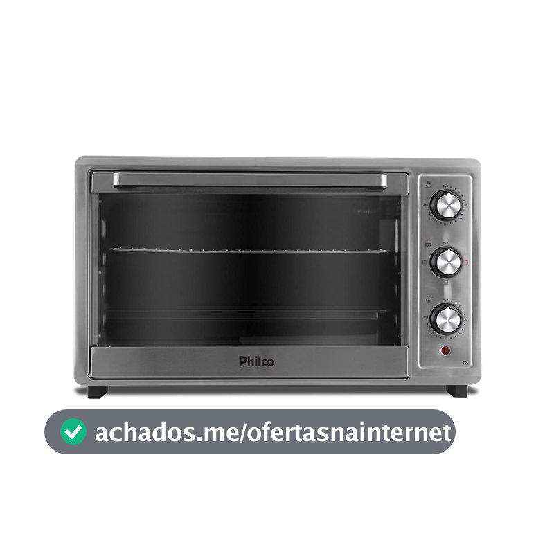 Forno Elétrico PHILCO PFE70I 70 Litros Inox 110v