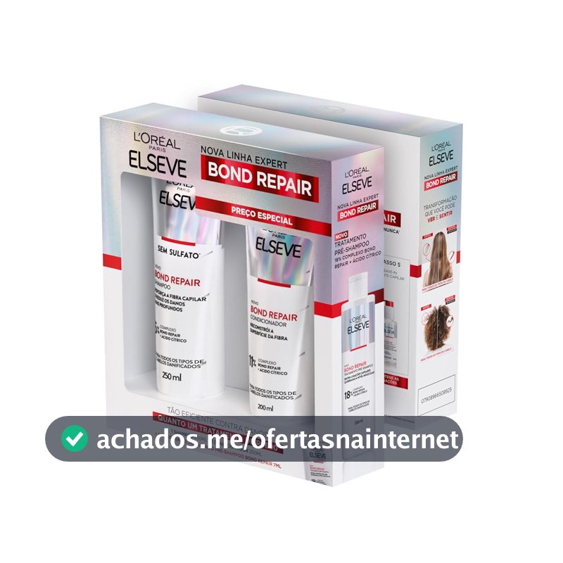 Kit Capilar L'Oréal Paris Elseve Bond Repair, Kit com 3 Unidades