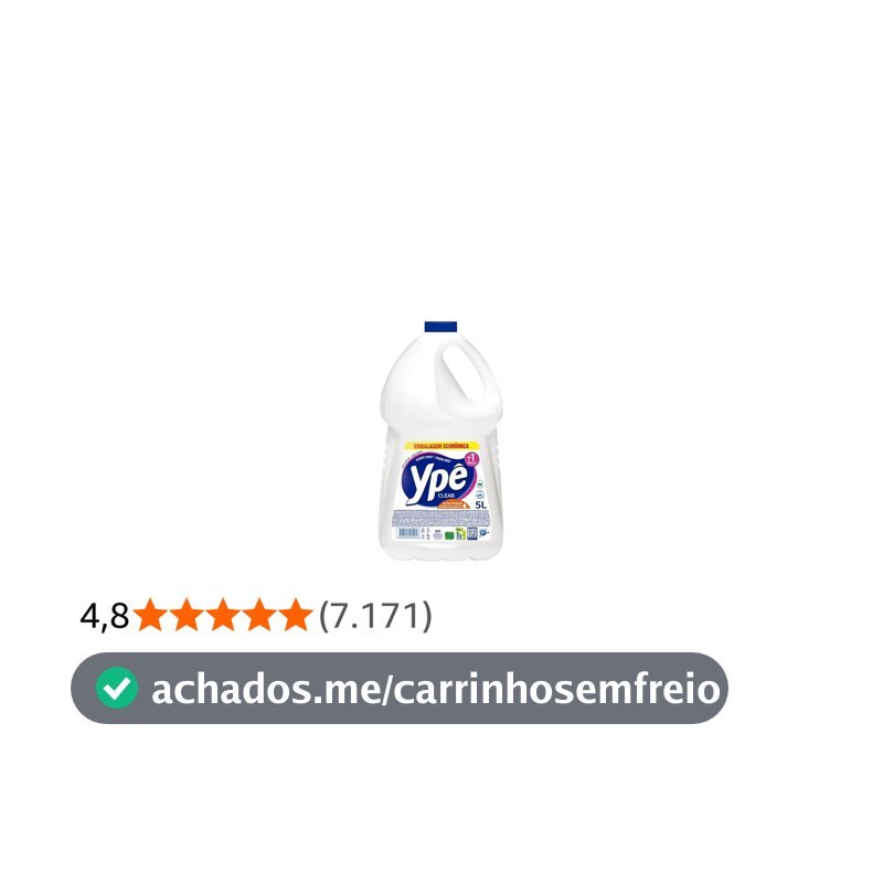 Ypê Detergente Clear 5L