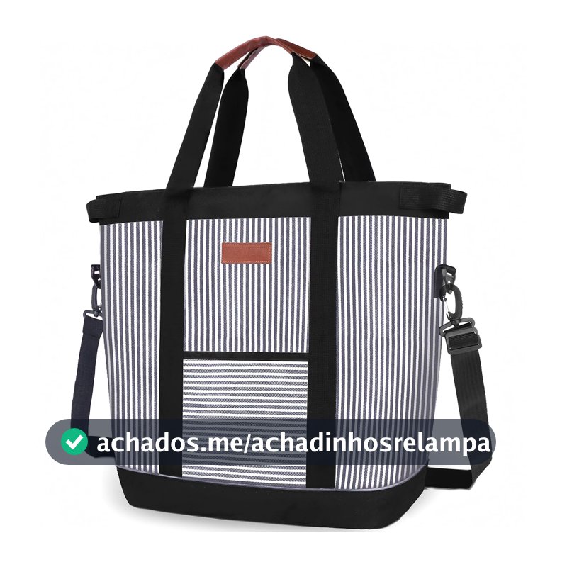 INSMEER Bolsa Térmica Grande Portátil - 45 latas/35L, Mochila Termica DobráVel Macia, Bolsa Térmica Feminina à Prova De Vazamentos/Isolada/ReutilizáVel Para Praia, Acampamento, Supermercado