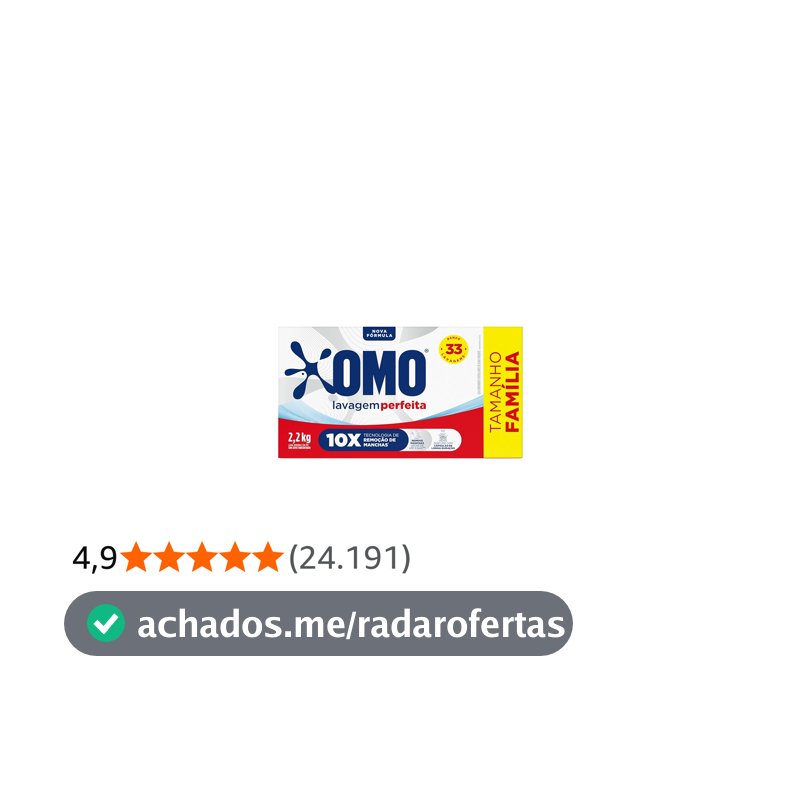 OMO Sabão Em Pó Lavagem Perfeita 2.2Kg