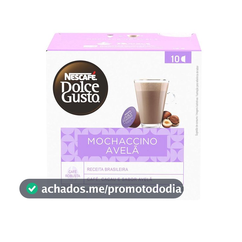 Café em Cápsula Nescafé Dolce Gusto MOCHACCINO AVELÃ 10 Cápsulas