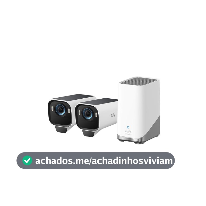 eufy Câmera S3 Pro Kit 2+1 por Anker, Câmera De Segurança, 4K, Wi-Fi