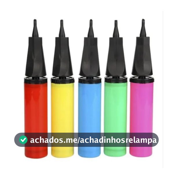 Bomba Manual para Balão Inflador Portátil para Festas e Decoração