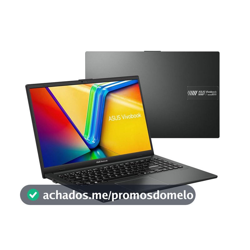 Notebook ASUS Vivobook Go 15 Ryzen 5, 16 GB, 512 GB SSD, W11 Home, 15.6'' LED, Mixed Black - E1504FA-NJ1942W
