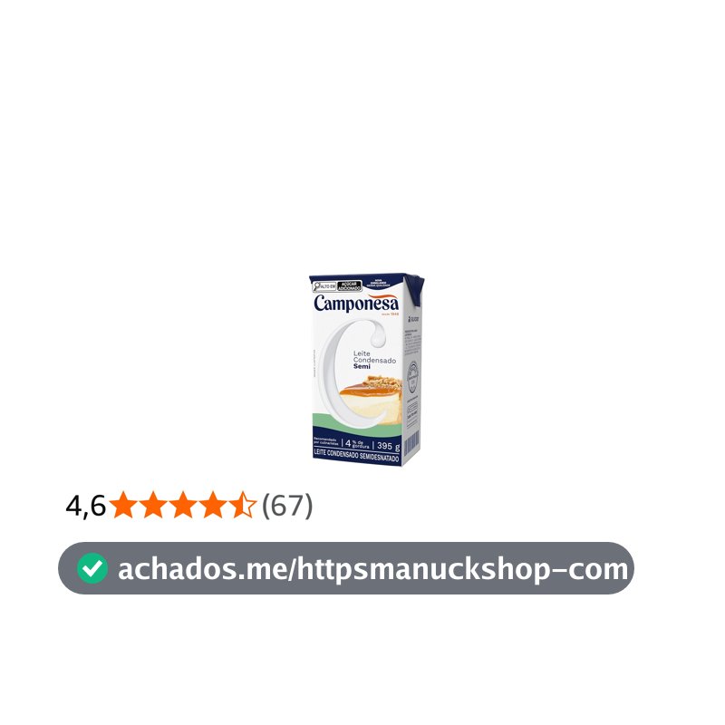 Camponesa - Leite Condensado Semidesnatado 395g