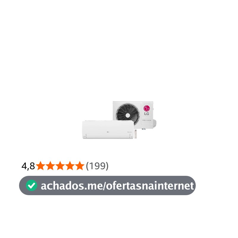 LG Ar Condicionado Split LG Dual Inverter AI Voice 9000 BTU/h Frio S3-Q09AA31F - 220 Volts
