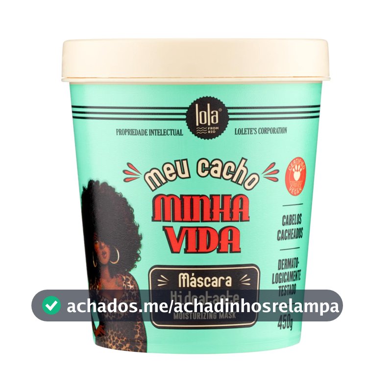 Meu Cacho Minha Vida Máscara 450g , Lola Cosmetics