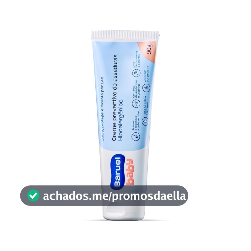 Creme Preventivo contra assaduras 90g – Baruel Baby