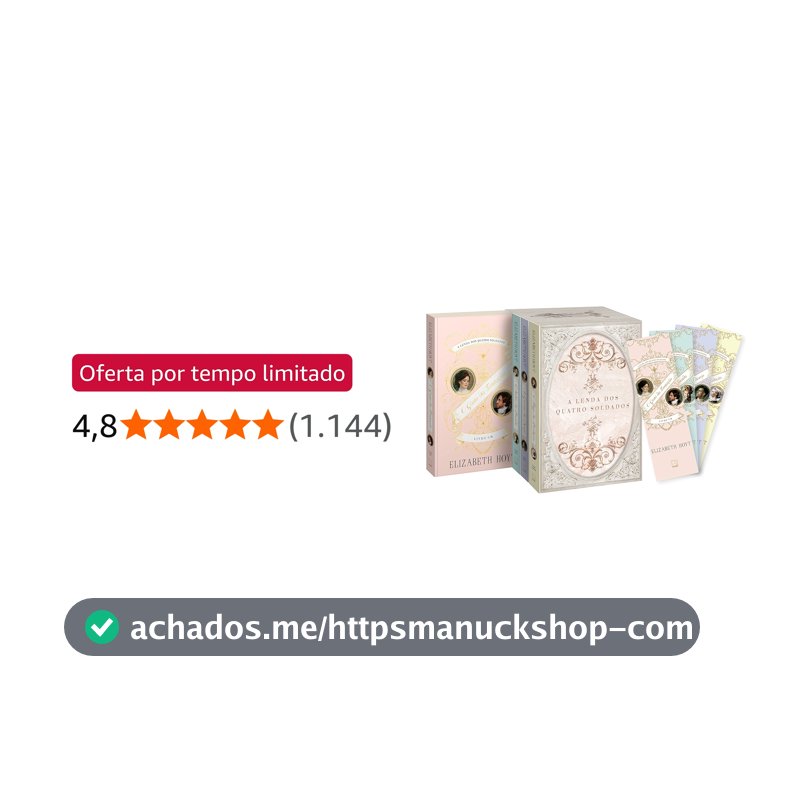 Box A Lenda dos Quatro Soldados