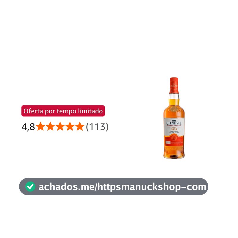 Whisky Glenlivet Caribbean Reserve, 750ml