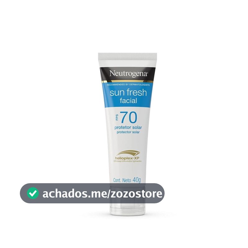 Protetor Solar Facial Neutrogena Sun Fresh, FPS 70, 40g