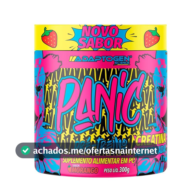 Panic Pré Workout Morango 300g