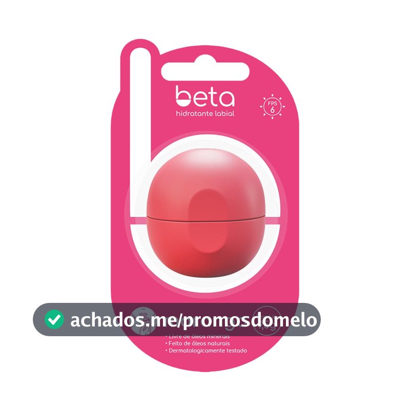 Free Beta Hidratante Labial Morango 9,5G