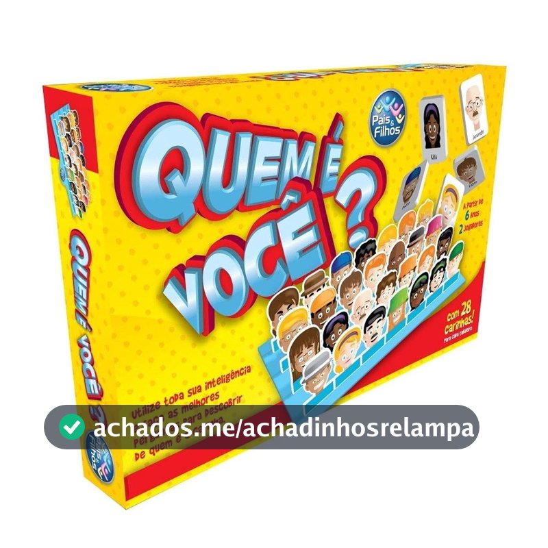Pais&Filhos 2810 Jogo " Quem é você?" a partir de 6 anos