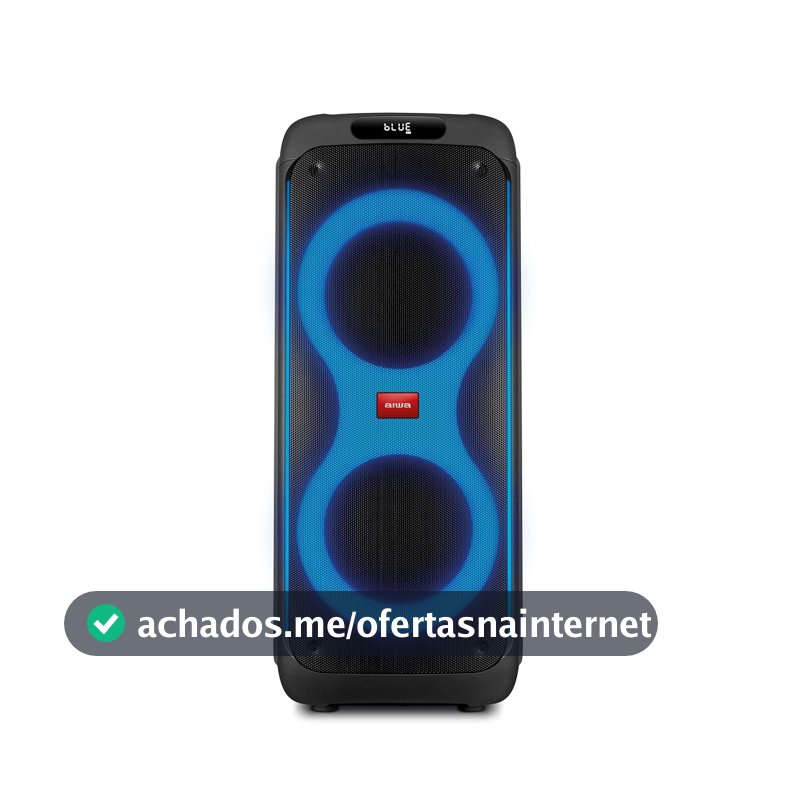 Caixa de Som Party Box, Aiwa, Bluetooth, Luzes Multicores - AWS-PB-04 PARTY BOX AWS-PB-04 BIVOLT