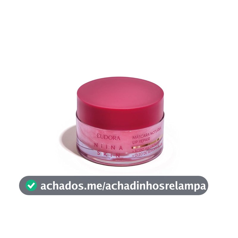 EUDORA NIINA SKIN MASCARA LABIAL NOTURNA LIP REPAIR 9g