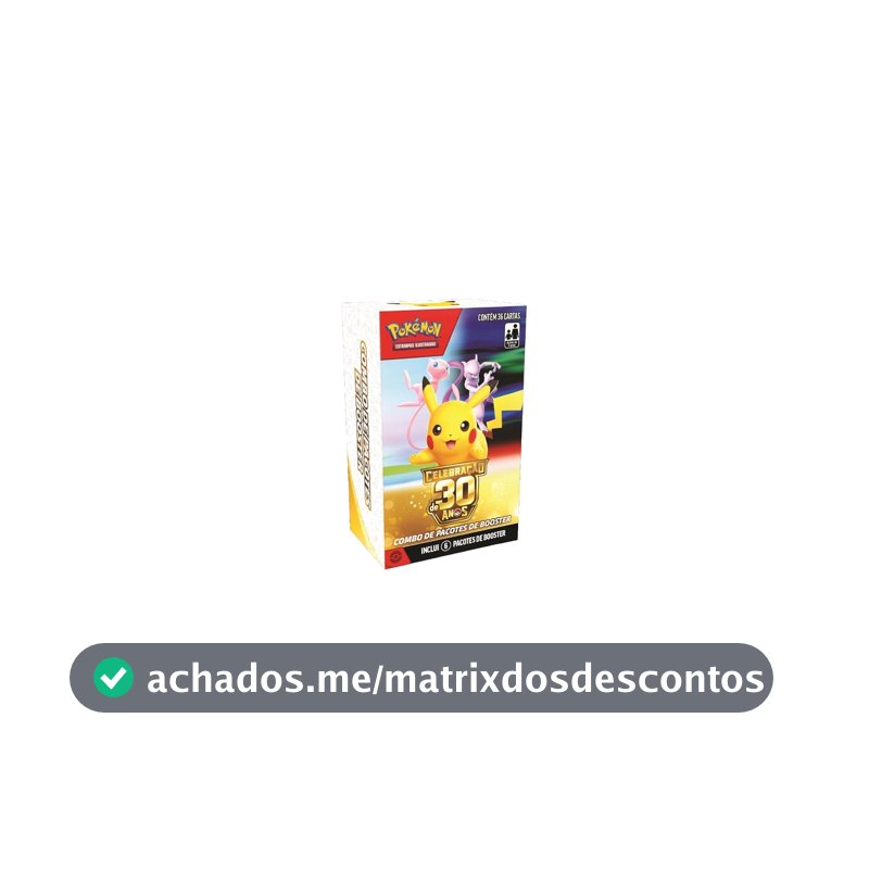 Pokémon TCG: 30th Celebration - Booster Bundle PT-BR