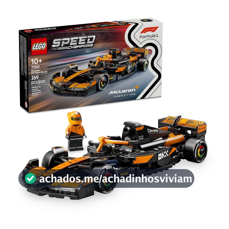 LEGO Speed Champions Carro de Corrida McLaren F1® Team MCL38 77251