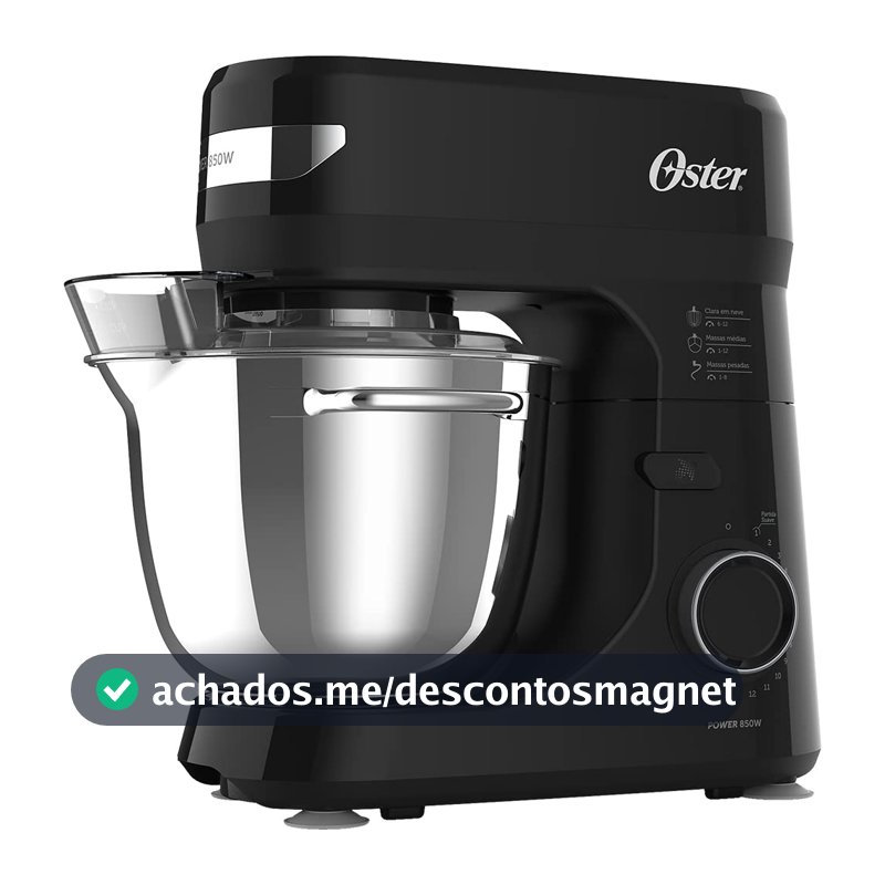 Batedeira Planetária Oster Bowl Inox III - 127V