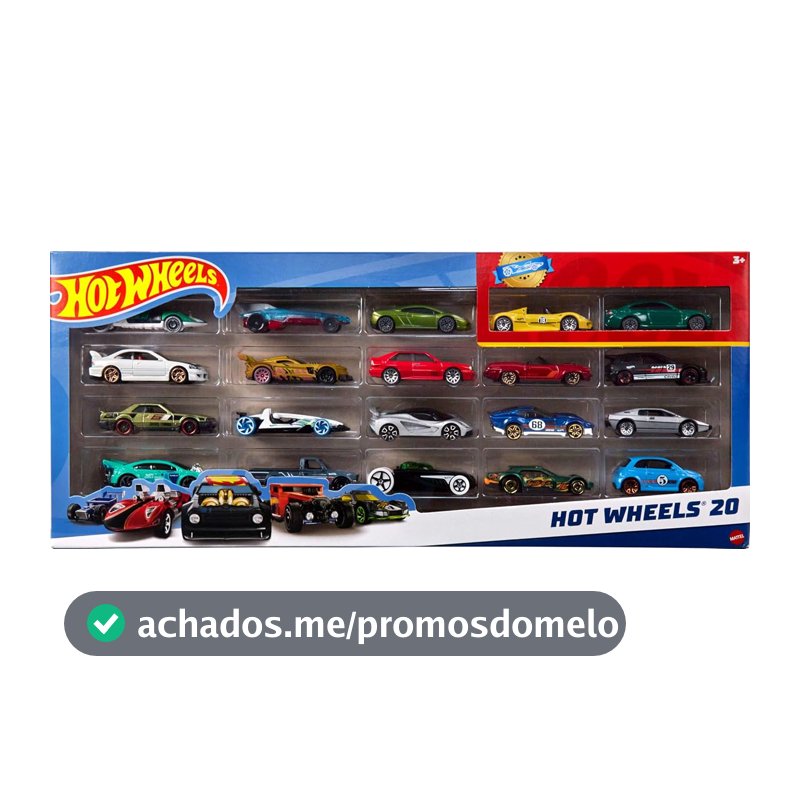 Hot Wheels Pacote Surpresa 20 carros