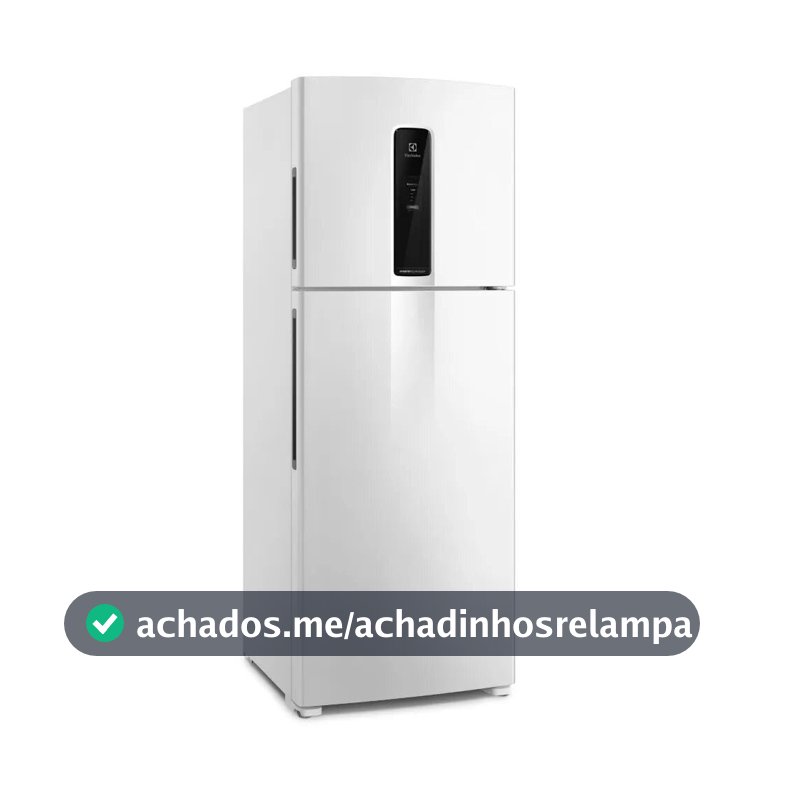 Geladeira Electrolux Frost Free Inverter 480L Efficient com AutoSense SmartBivolt Duplex cor Branca (IT70) Bivolt