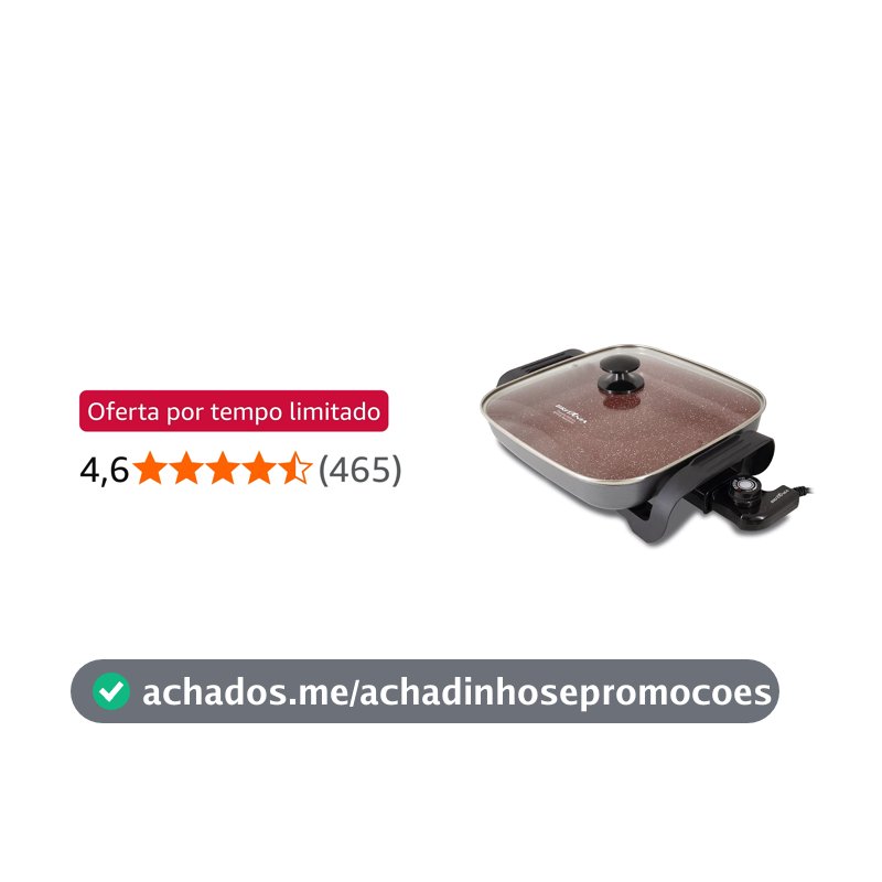 Panela elétrica, Bpe06, Red stone, 127v, Britânia