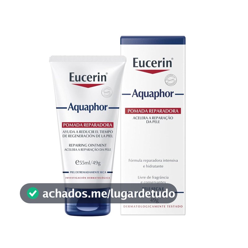 EUCERIN Pomada Reparadora Aquaphor 50ml, Hidratação Intensiva