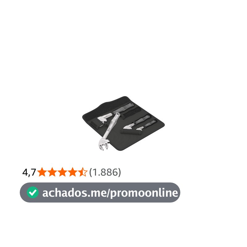 Wera 6004 Joker 4 Conjunto 1 conjunto de chaves autodefinidas