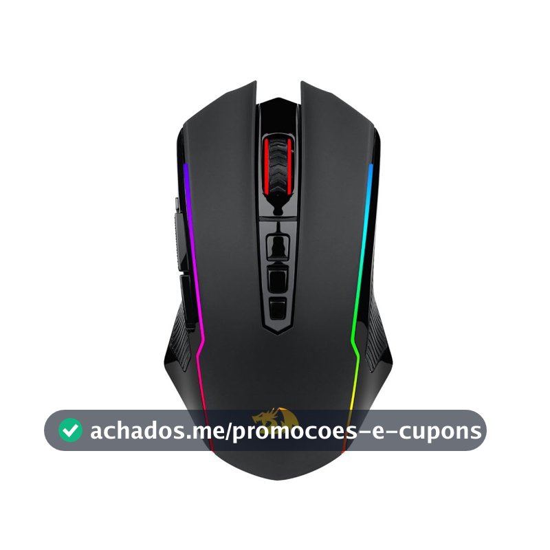 Mouse sem fio Redragon Nix Preto