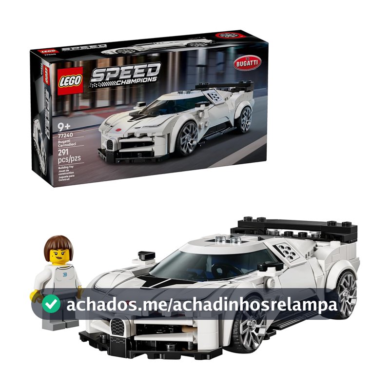 LEGO Speed Champions Hipercarro Esportivo Bugatti Centodieci 77240
