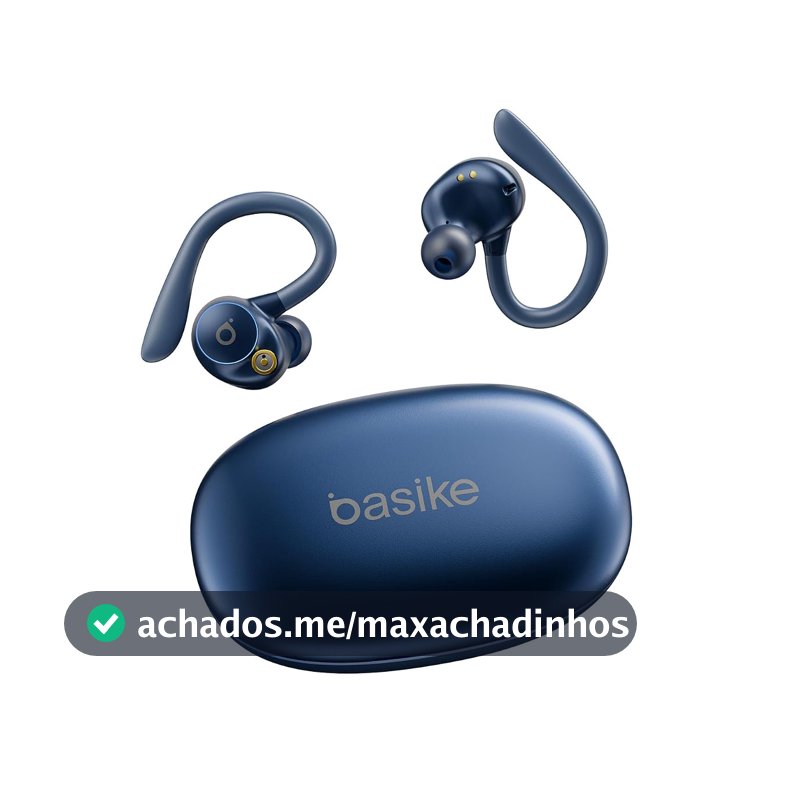 Basike Fone de Ouvido Bluetooth 5.4 Esportivo para Corrida, Intra-Auricular