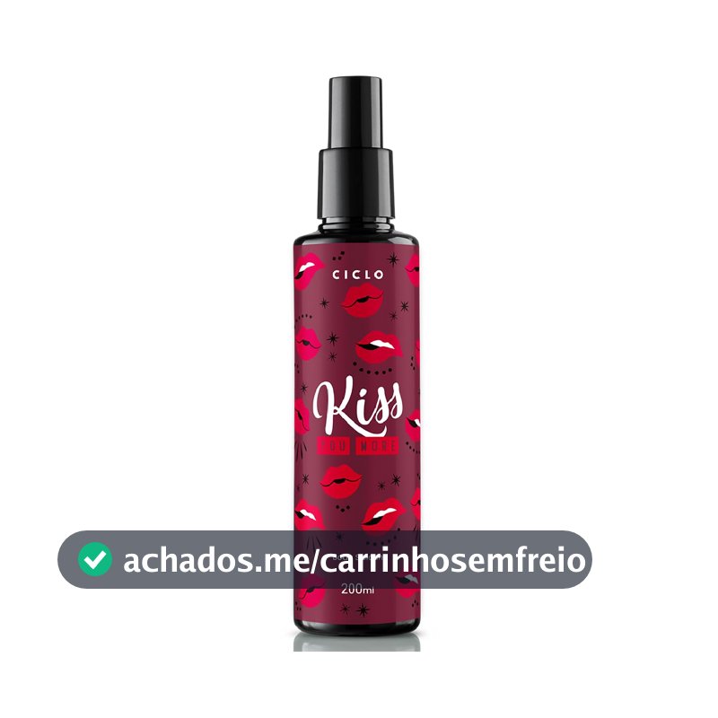 Body Splash Kiss You More Spray Desodorante Corporal 200ml Ciclo Cosmeticos