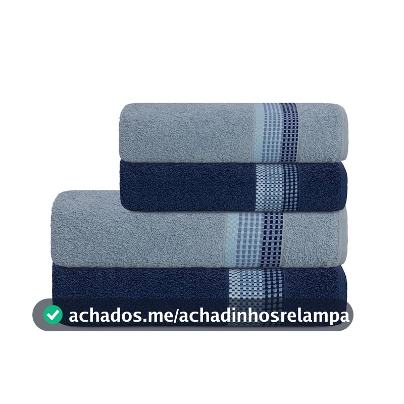 Jogo de Banho 4 peças Venus Select 340g/m² com fio Open end Camesa