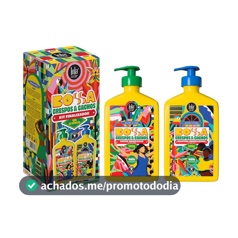 Kit de Modelagem para Cabelos Crespos e Cacheados Lola From Rio
