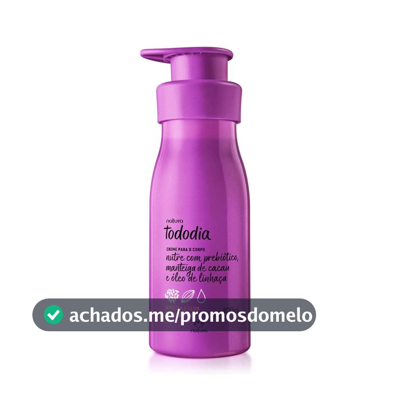 Creme Hidratante Natura Ameixa de Flor de Baunilha 400ml