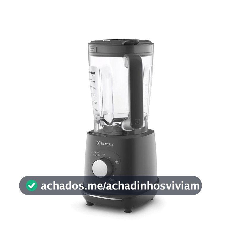 Liquidificador Electrolux 1000W 2,7L Efficient com TriForce 5 Velocidades Cinza EBL1000 220V