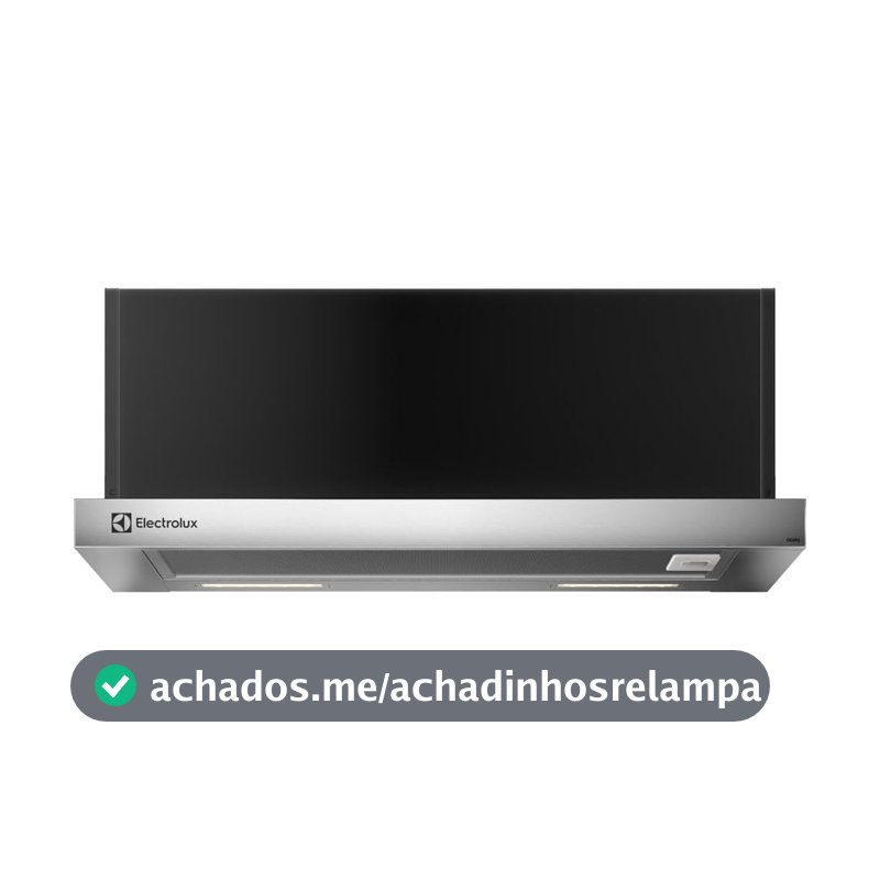 Electrolux Depurador de Ar Electrolux 60cm Retrátil Inox Efficient com Luz de Led (DE6RS) 127V