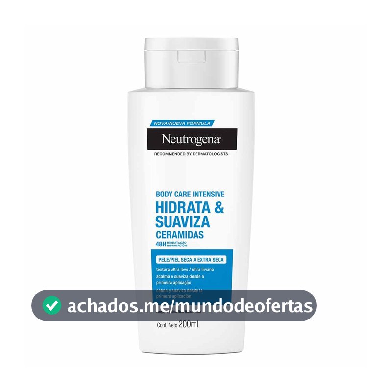 Hidratante Corporal Neutrogena Body Care Intensive Hidrata & Suaviza, 200ml